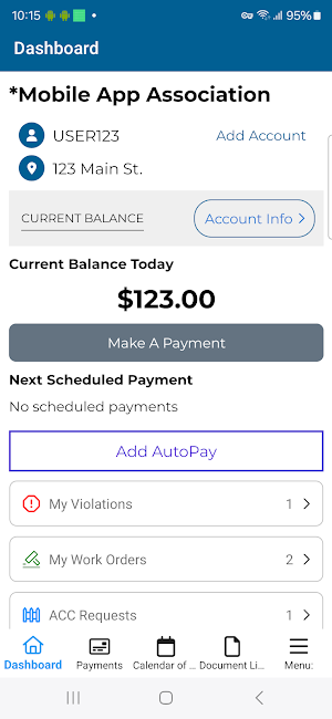 C1PM Mobile App Screenshot 1