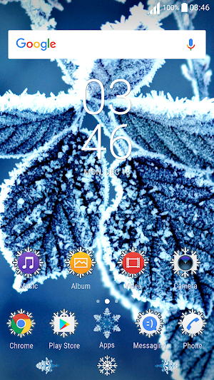 Winter Live Wallpaper Free | Xperia™ Theme Screenshot 0