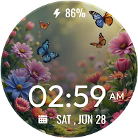 Butterfly Garden WatchFace