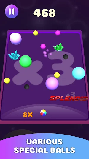Fun Ballz - Hit and merge balls race by color Screenshot 2