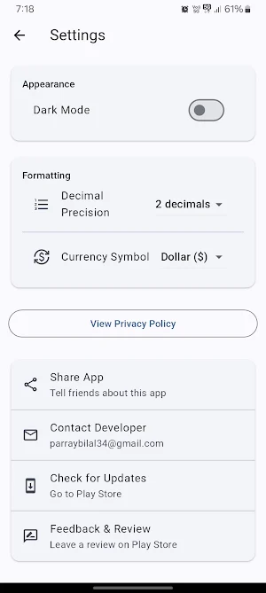 Compounding Calculator Screenshot 2
