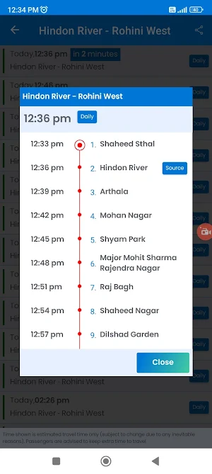 Delhi Metro Screenshot 1