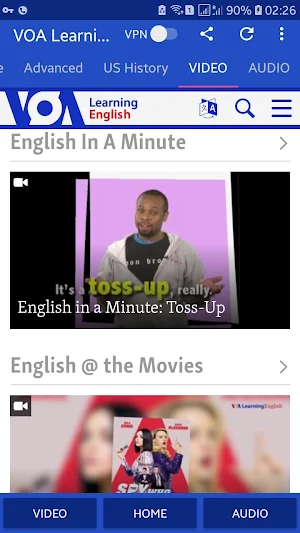 VOA Learning English Method Screenshot 1