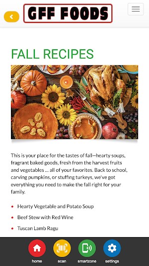 GFF FOODS Screenshot 2