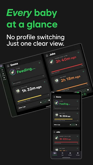 Baby Dashboard Screenshot 1