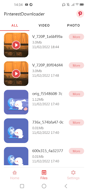 Video Downloader for Pinterest Screenshot 0