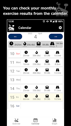 Wo->Do Bike：Exercise Bike WODs Screenshot 1