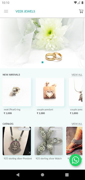 Veer Jewels - Silver Jewelry Wholesaler Design App Screenshot 1