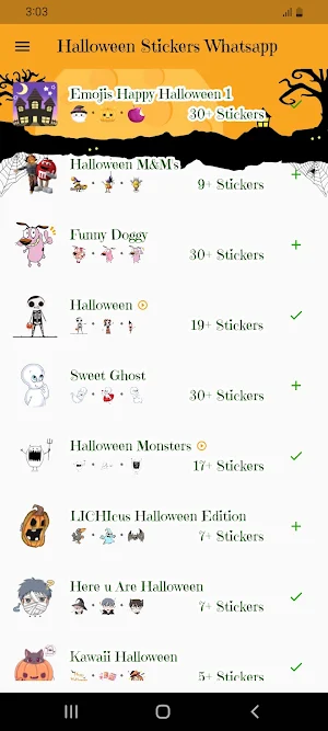 Halloween Stickers WhatsApps Screenshot 2