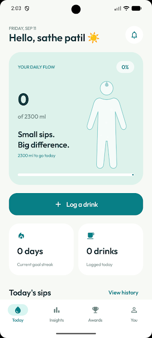 Well - Water Reminder Screenshot 3
