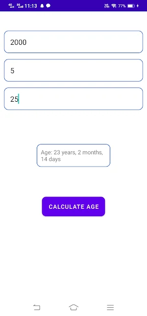 Age Calculator Screenshot 2