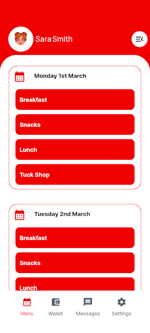 Lunch Cloud Screenshot 2