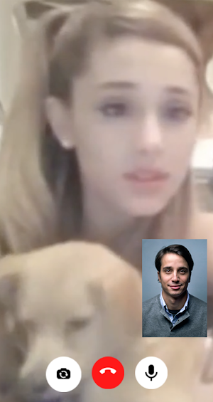 Ariana Grande Fake Video Call Screenshot 1