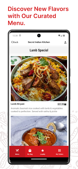 Secret Indian Kitchen Screenshot 1