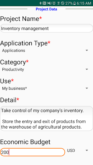 Android Freelance Project Screenshot 3