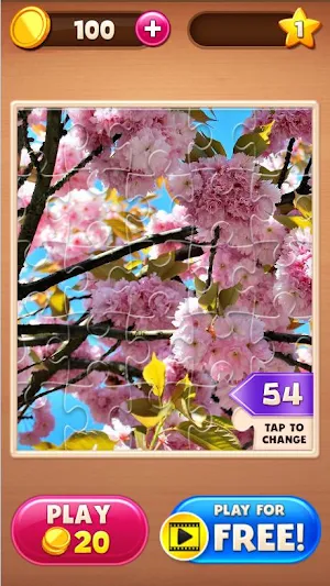 Tap Tap Jigsaw Puzzles: Free HD image puzzles Screenshot 0