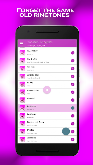 French ringtones for mobile Screenshot 2