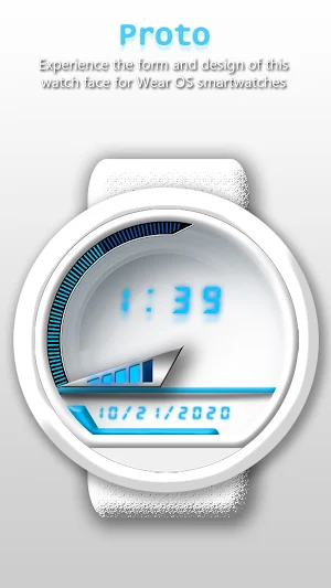 WFAM Proto Digital Watch Face Screenshot 0