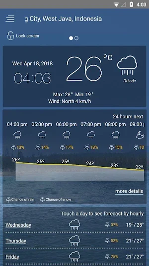 weather forecast Screenshot 3