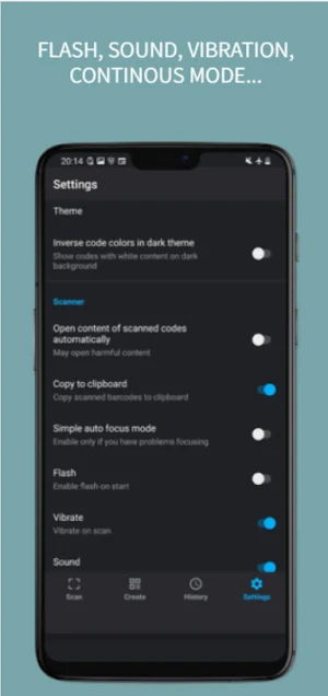 QR & Barcode scanner & creator Screenshot 3
