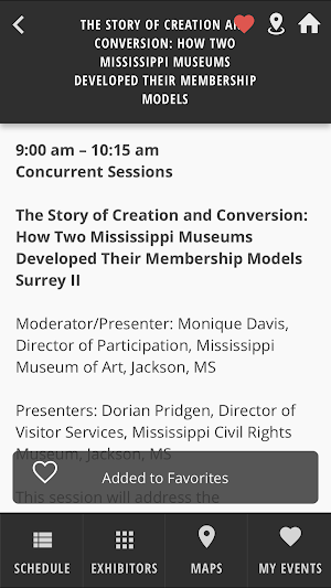 Southeastern Museums Conference Screenshot 3