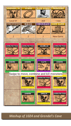 Grendel36 - 2048 Monster Tile  Screenshot 0