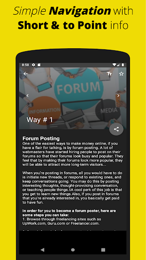 Make Money Online: Free Work from Home Ideas App Screenshot 2
