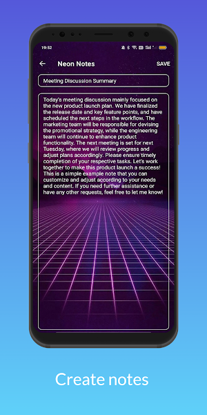 Neon Notes screenshot 4