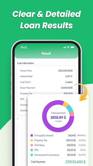 EMI Loan Calculator: Loan Tool Screenshot 2