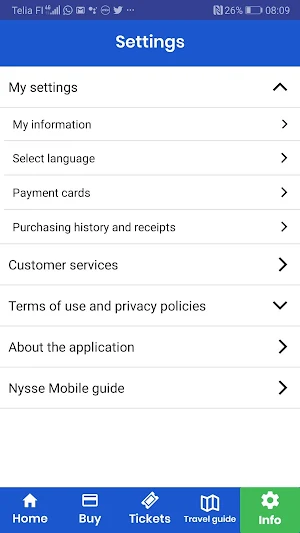 Nysse Mobile Screenshot 0