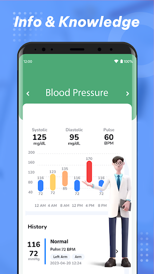 Blood Pressure: BP Monitor Pro Screenshot 2