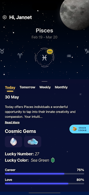 Quasar - Horoscope & Astrology Screenshot 1