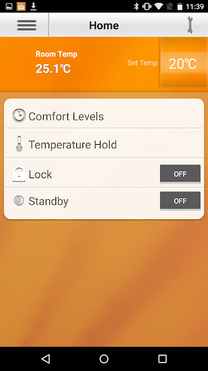 Heatmiser SmartStat V2 Screenshot 1