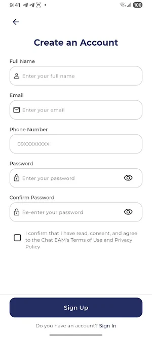 EMA App Screenshot 3