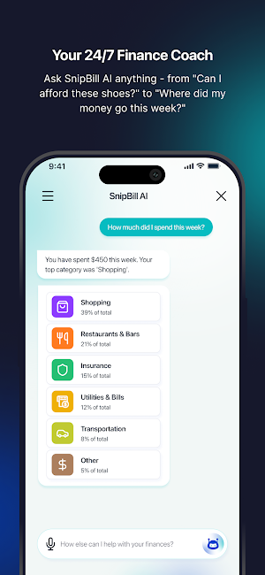 SnipBills - Bills & Budgets Screenshot 2