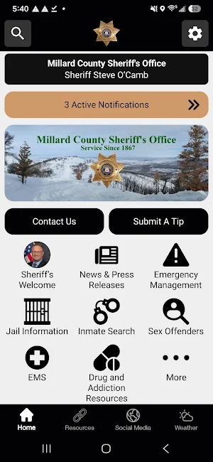 Millard County Sheriff, UT Screenshot 0