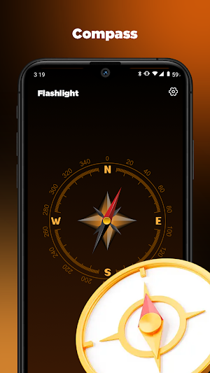 Compass and Alarm Light Screenshot 3