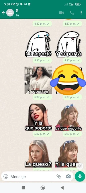 Stickers la queso Screenshot 1