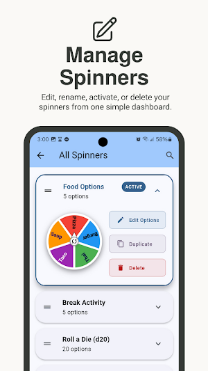 SpinChoice: Decision spinner Screenshot 3