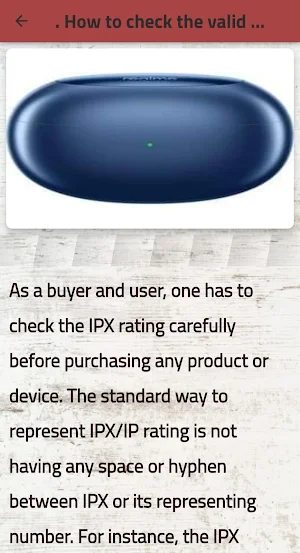 ipx5 waterproof meaning Screenshot 3
