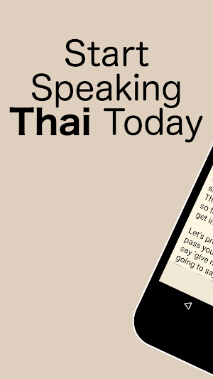 Pocket Thai Speaking: Learn To Speak Thai Today Screenshot 0