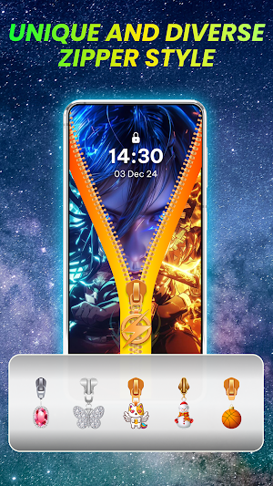 Zipper Lock Screen Wallpapers Screenshot 2