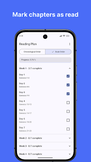 Bible Planner Screenshot 1