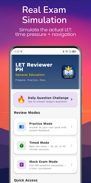 LET Reviewer General Education Screenshot 2