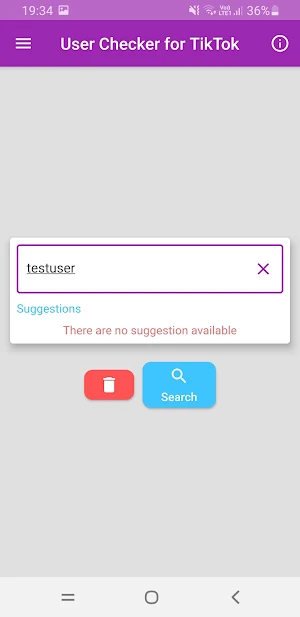 User Checker for TikTok Screenshot 0