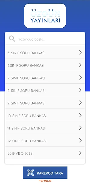 Özgün Yayınları Karekod Screenshot 2