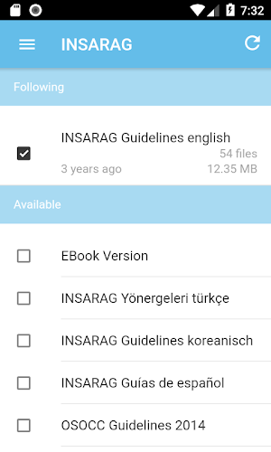 INSARAG Guidelines Screenshot 0
