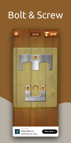 Wood bolts and screws Screenshot 0