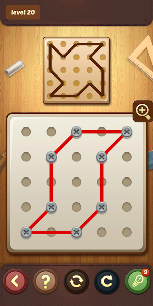 New brain puzzle games 2021: Rope line puzzle art Screenshot 3