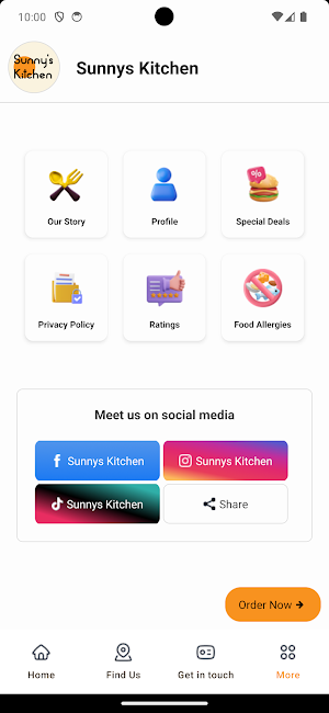 Sunnys Kitchen Screenshot 2